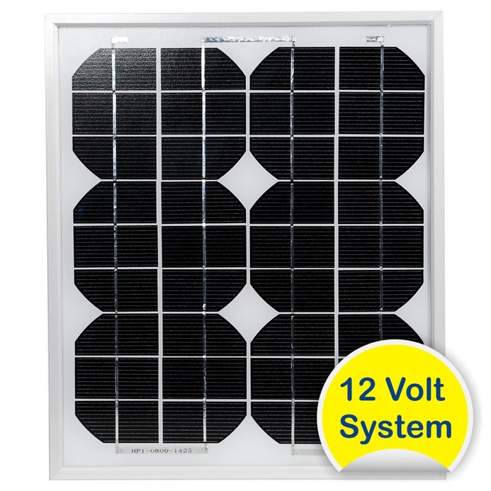 Panneau solaire Photovoltaïque 10W  (système 12V)