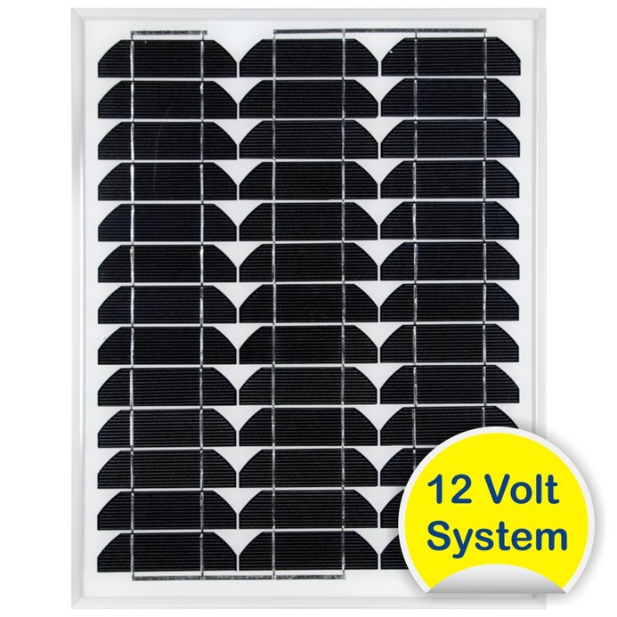 Panneau Photovoltaïque 20W  (système 12V)