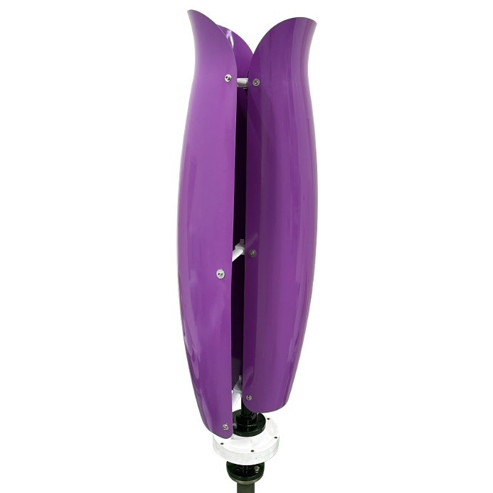 Petite éolienne Tulip Flower 500W 48V, design élégant