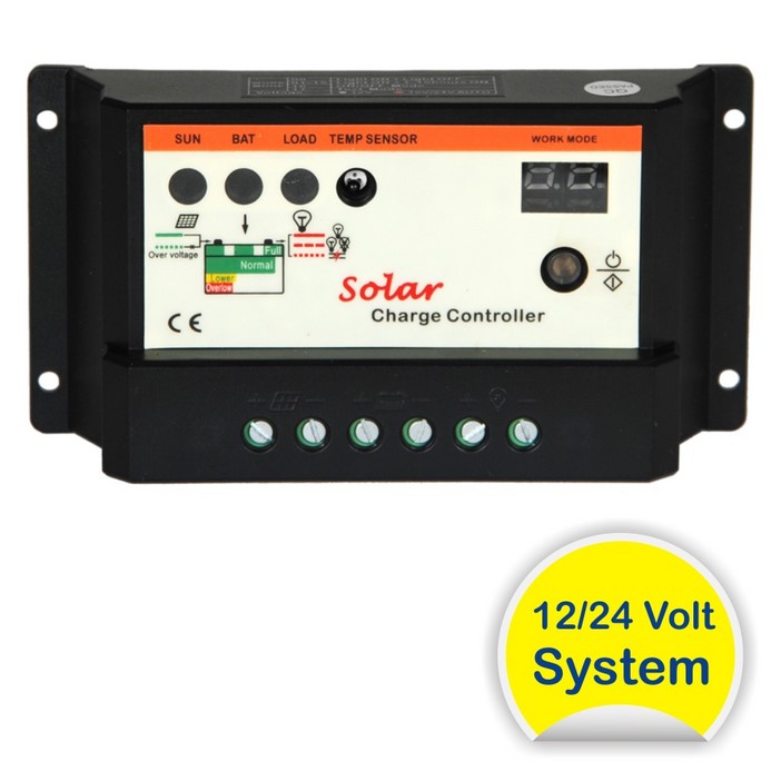 Régulateur de charge solaire 12-24V /  10A