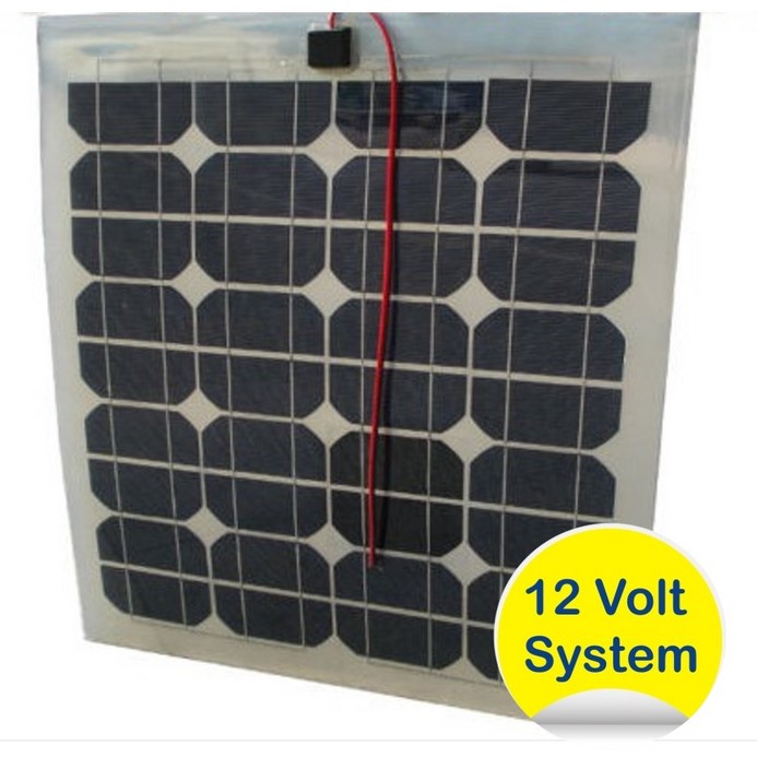 Panneau solaire Flexible 40W  (système 12V)
