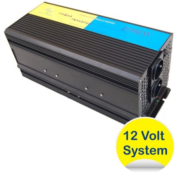 Convertisseur 12v/230v 2500W (pur sinus)