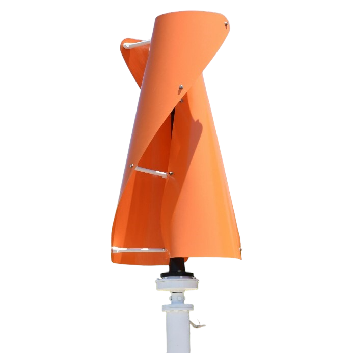 Eolienne 24v 350W VERTICALE DESIGN ORANGE