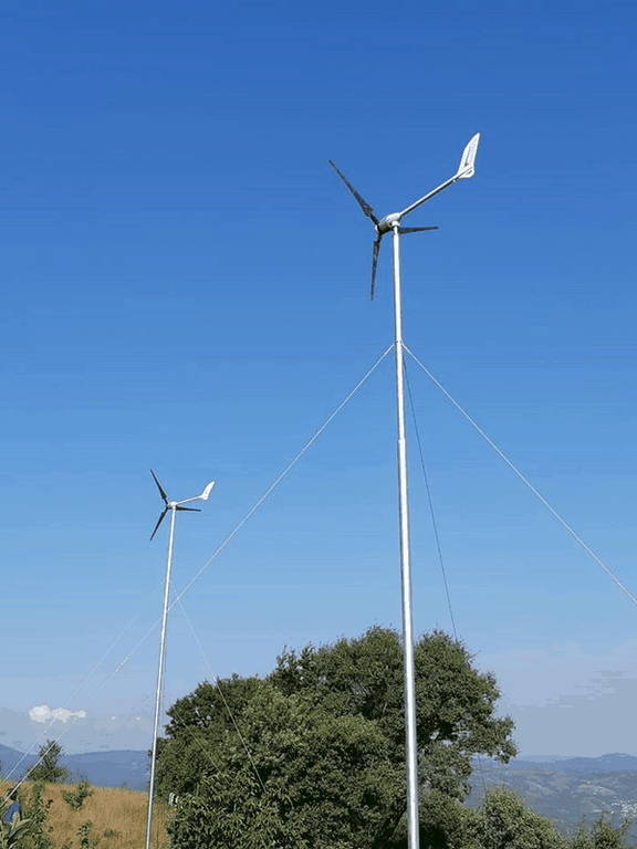 Kit éolienne maison + Mât 1500w 48v 230V réduction de facture