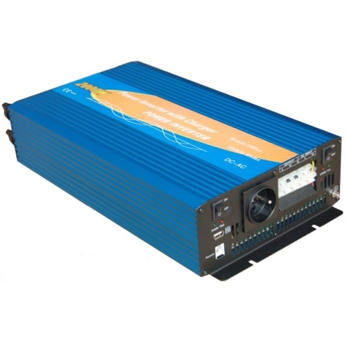 Convertisseur / Chargeur 24V-230V 2000W INVERTER