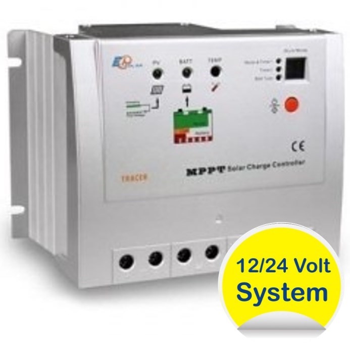 Régulateur de charge solaire 12V-24V / 10A MPPT