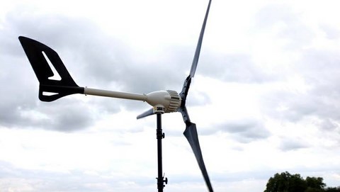 mise en marche de l'éolienne 1500w comptoiréolien