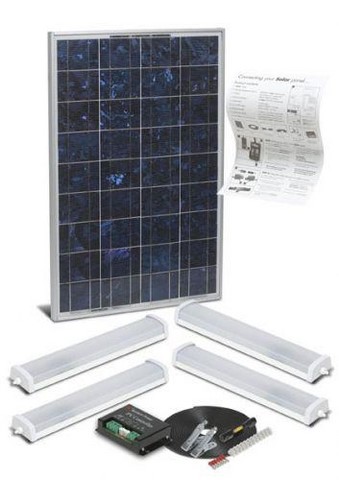 kit d’éclairage solaire complet
