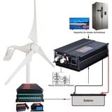 Kit éolien silencieux storage MPPT Vector 400W 12V